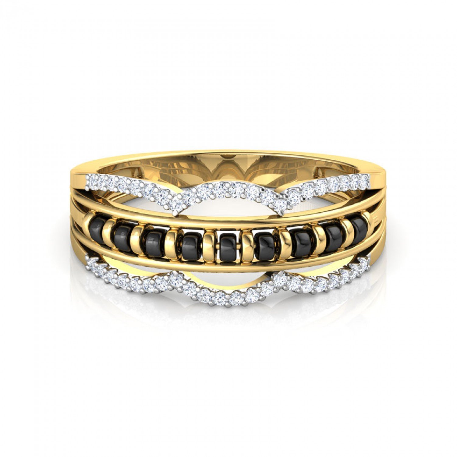 Aetheralys Mangalsutra Diamond Ring