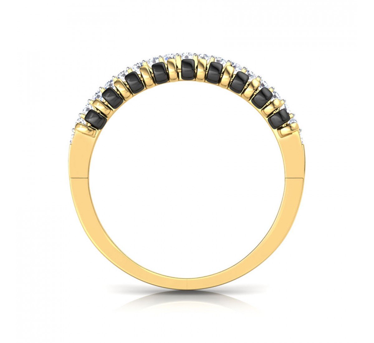 Twine Mangalsutra Diamond Ring