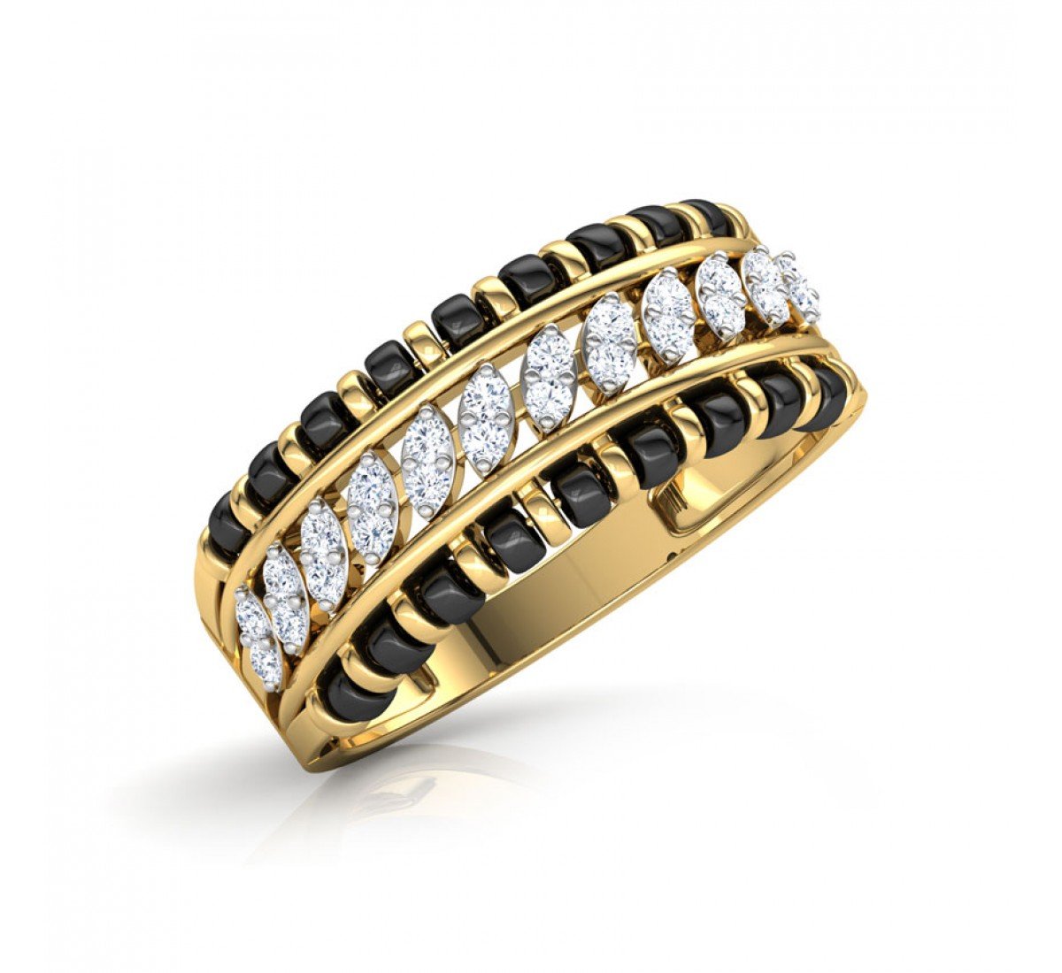 Olivia Mangalsutra Diamond Ring