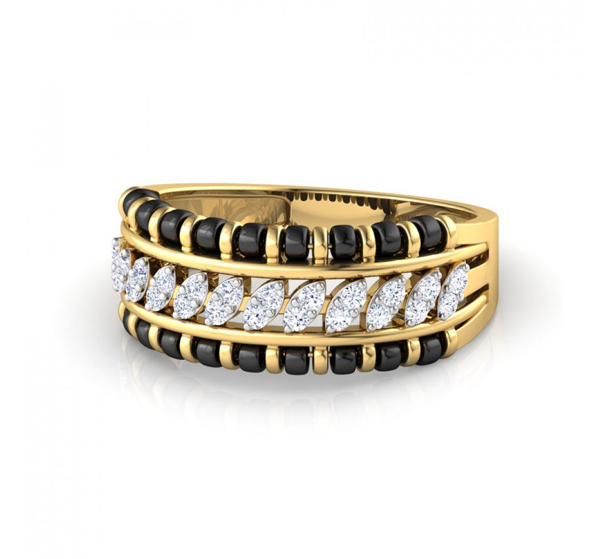 Olivia Mangalsutra Diamond Ring