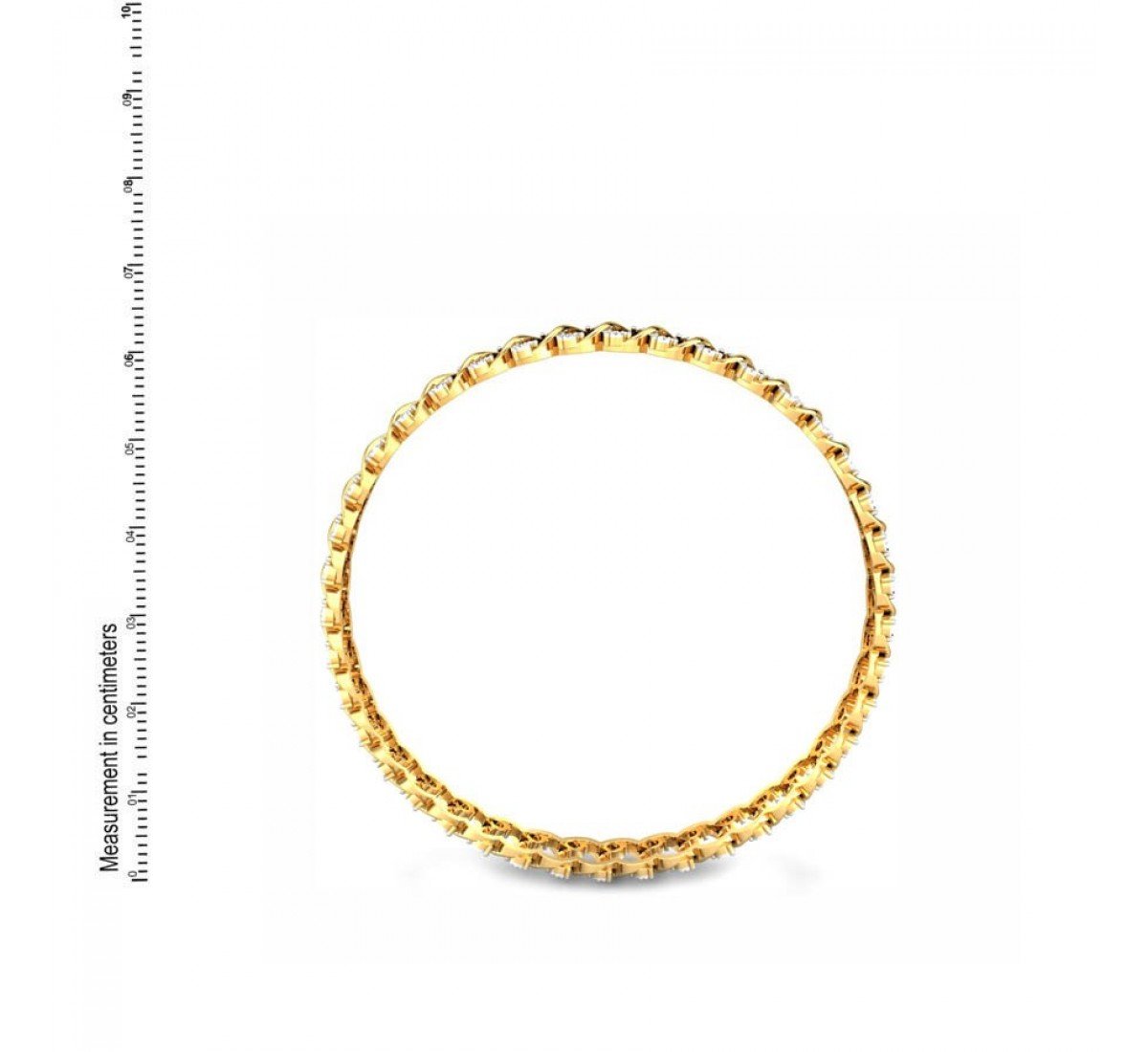 Shiza Round Diamond Bangles