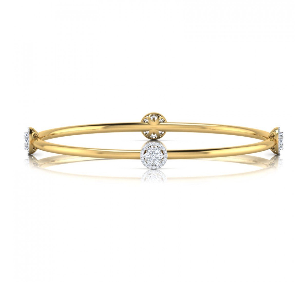 Enriqueta Slender Diamond Bangles