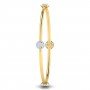 Enriqueta Slender Diamond Bangles