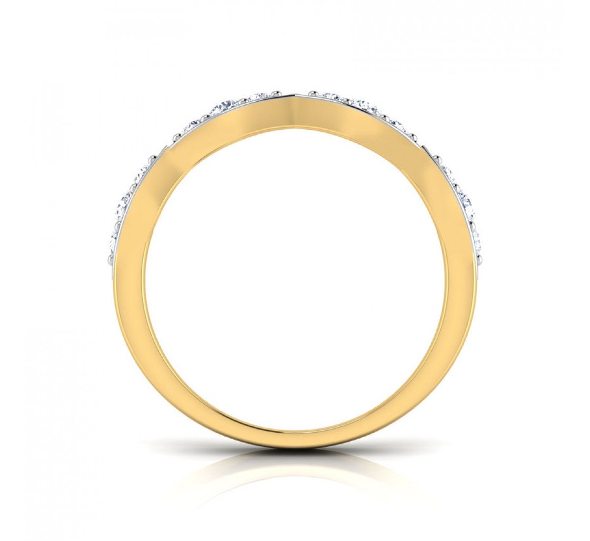 Refined Rhythm Diamond Band