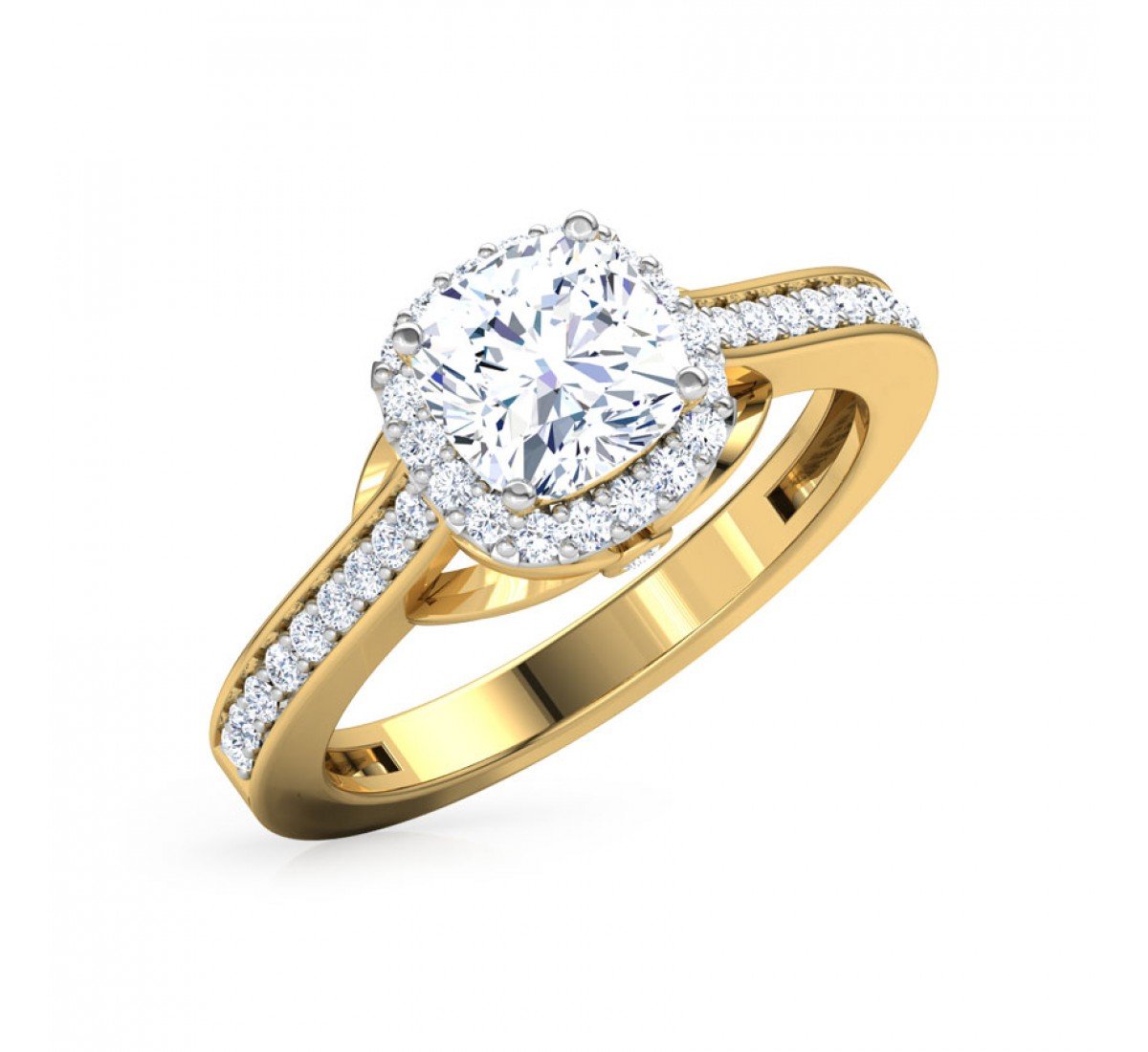 Majestic Queen Solitaire Diamond Ring