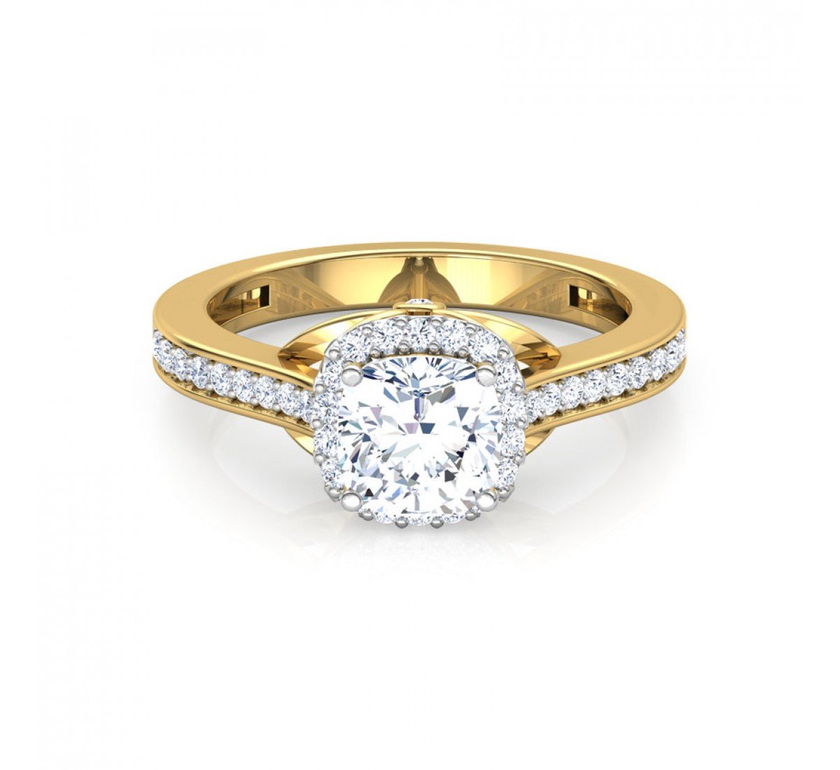 Majestic Queen Solitaire Diamond Ring