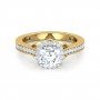 Majestic Queen Solitaire Diamond Ring