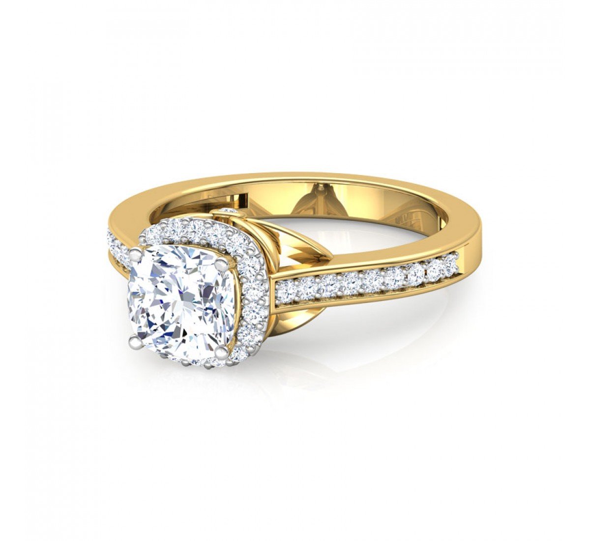 Majestic Queen Solitaire Diamond Ring