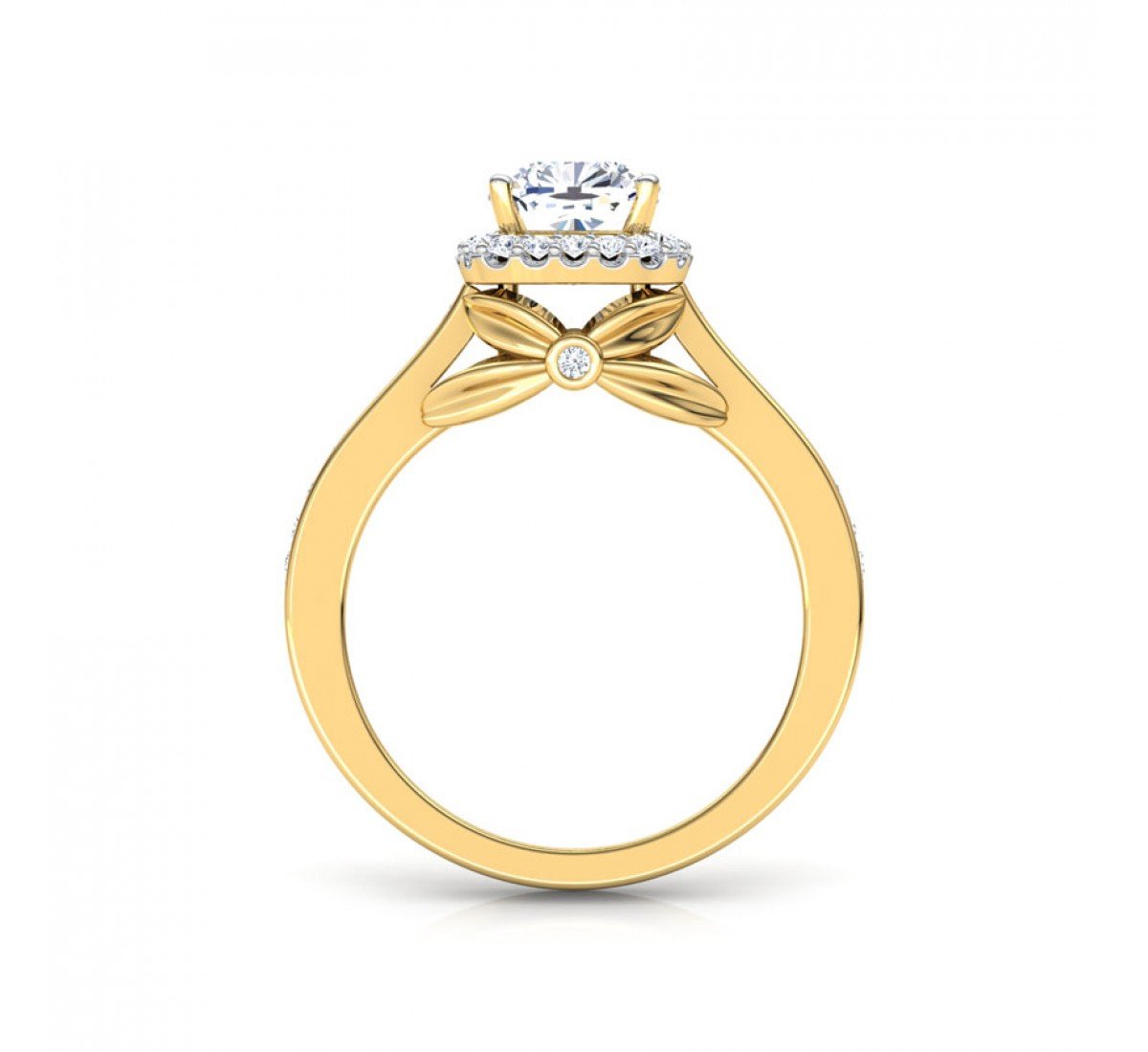 Majestic Queen Solitaire Diamond Ring