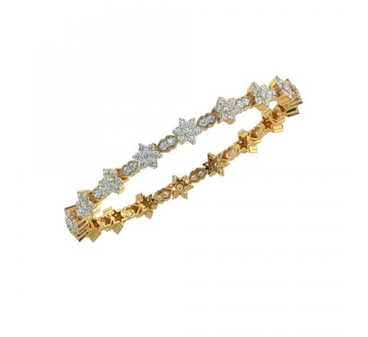 Alina Cutwork Diamond Bangles