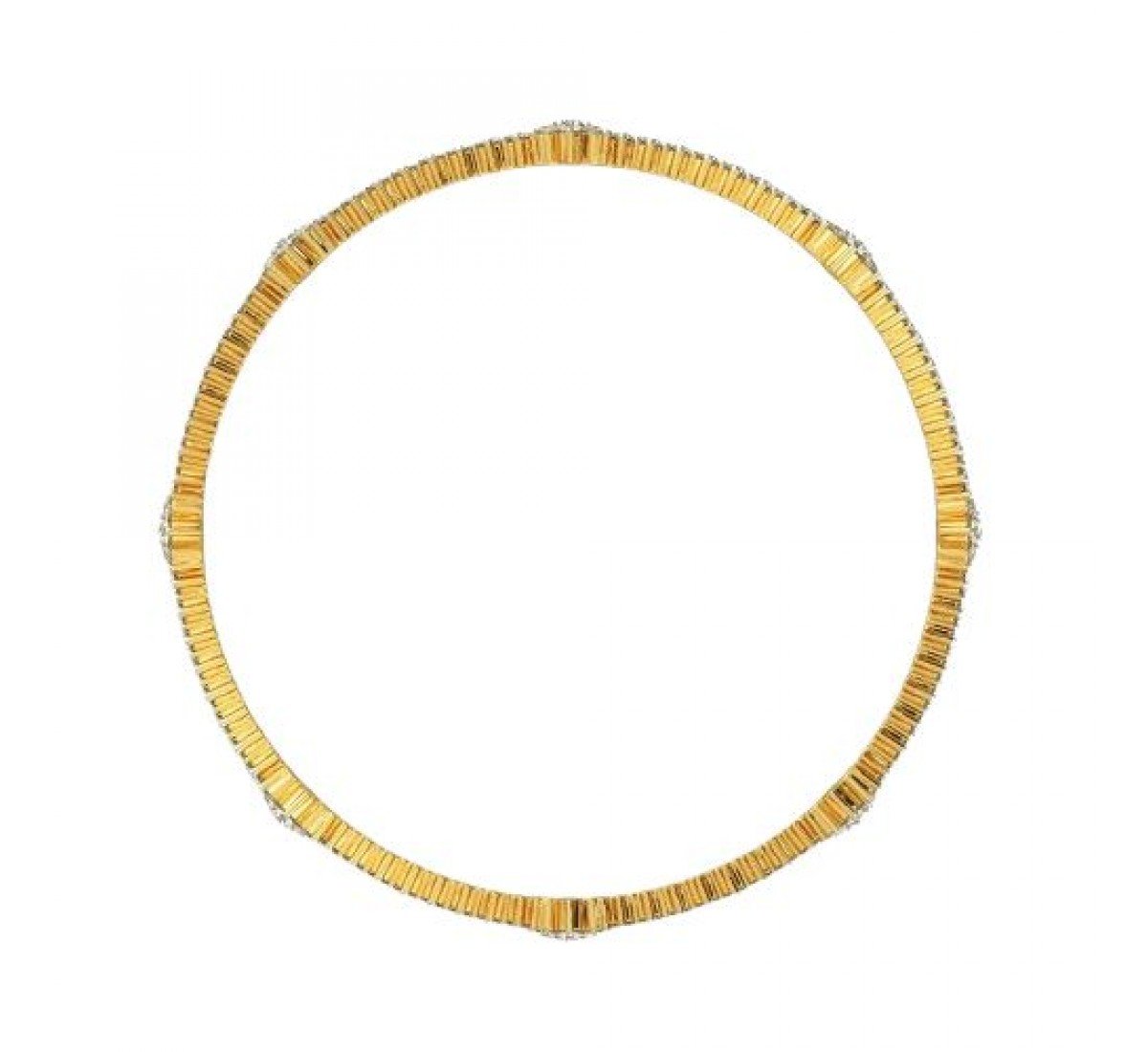 Creeper Blossom Diamond Bangles