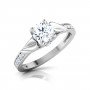 Lustrous Spark Solitaire Diamond Ring