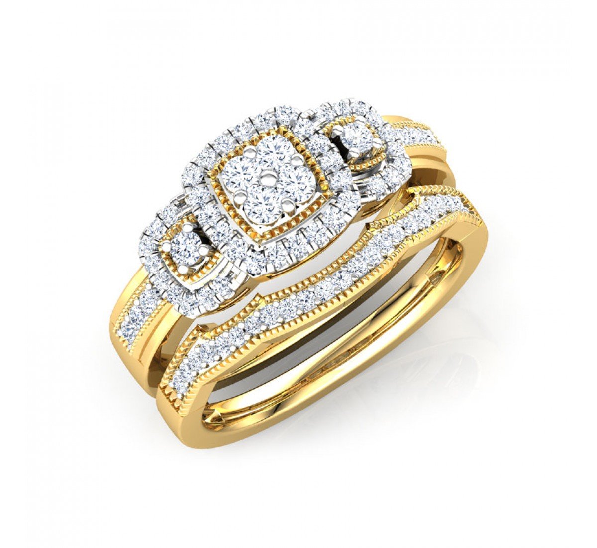 Helix Sparkle Solitaire Diamond Ring