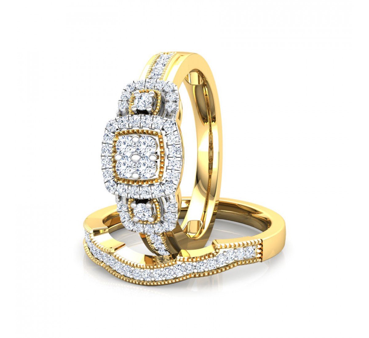 Helix Sparkle Solitaire Diamond Ring