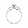 Opulence Knot Solitaire Diamond Ring