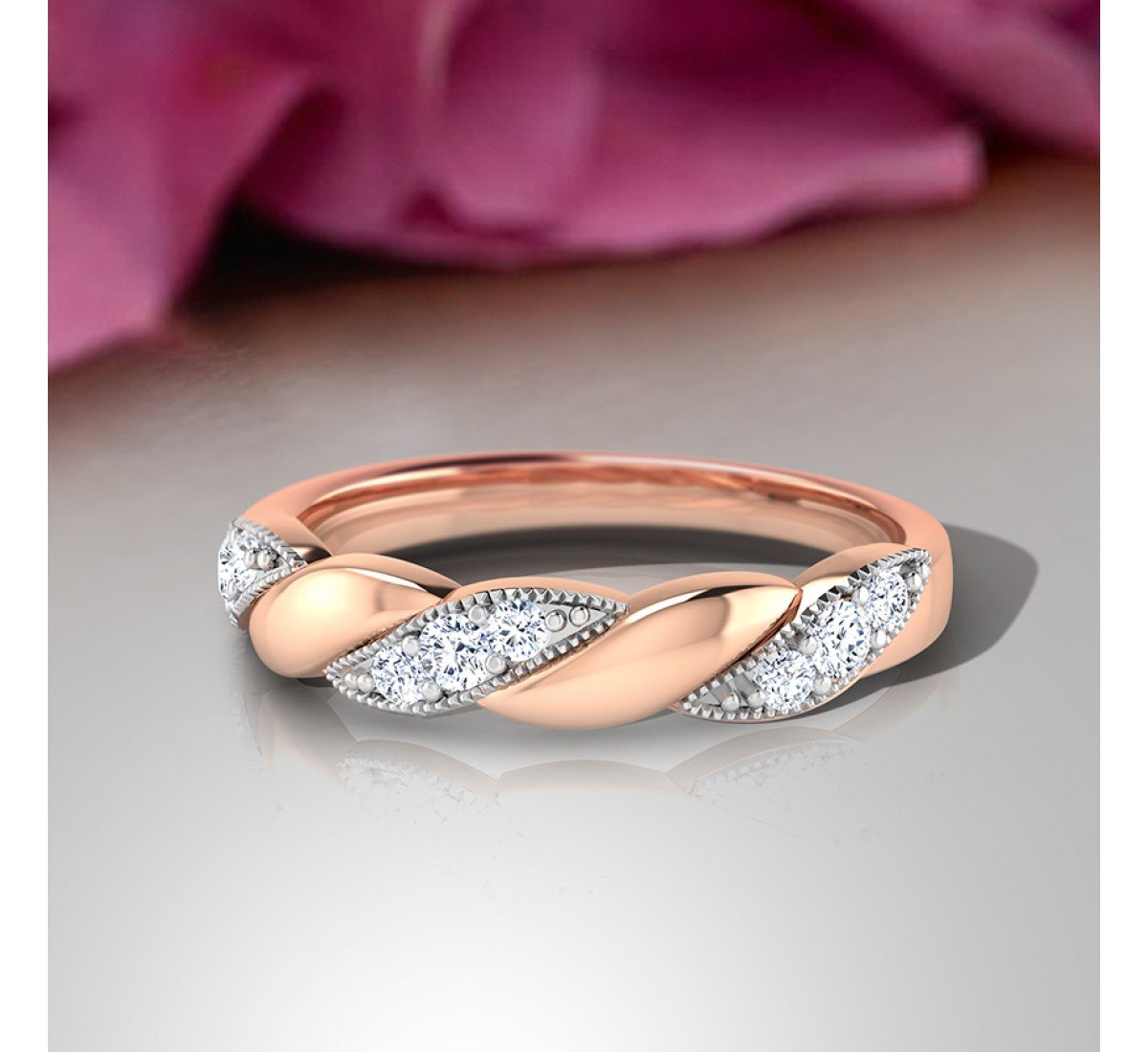 Delicate Love Diamond Band