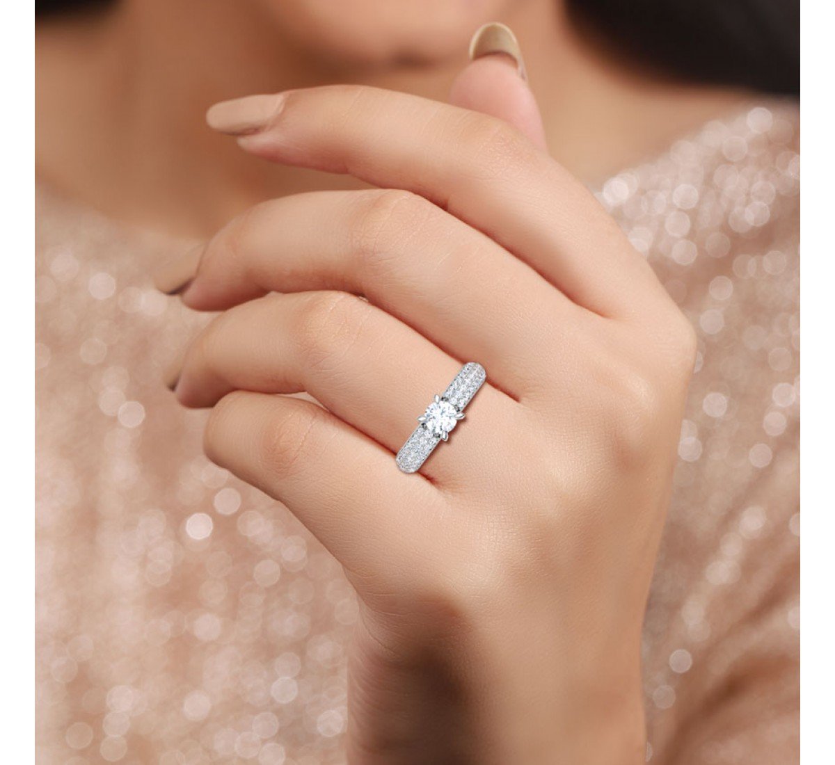 Bhargav Ruth Solitaire Diamond Ring