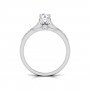 Fourfold Grace Solitaire Diamond Ring