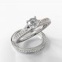 Upexa Bridal Diamond Ring Set