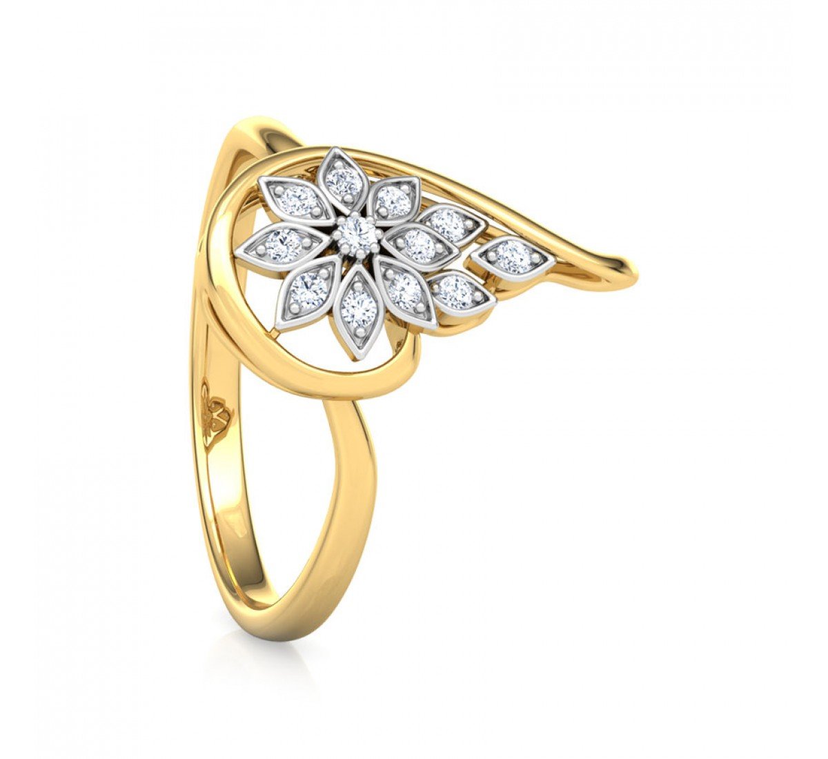 Trickel Shining Diamond Ring