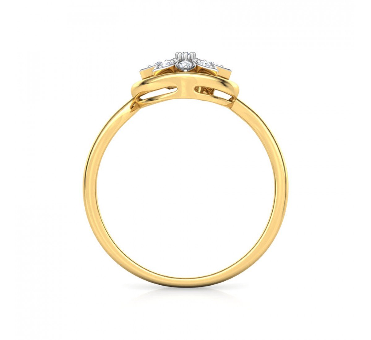 Trickel Shining Diamond Ring