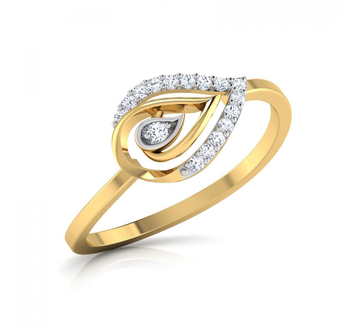 Enfold Velvet Diamond Ring