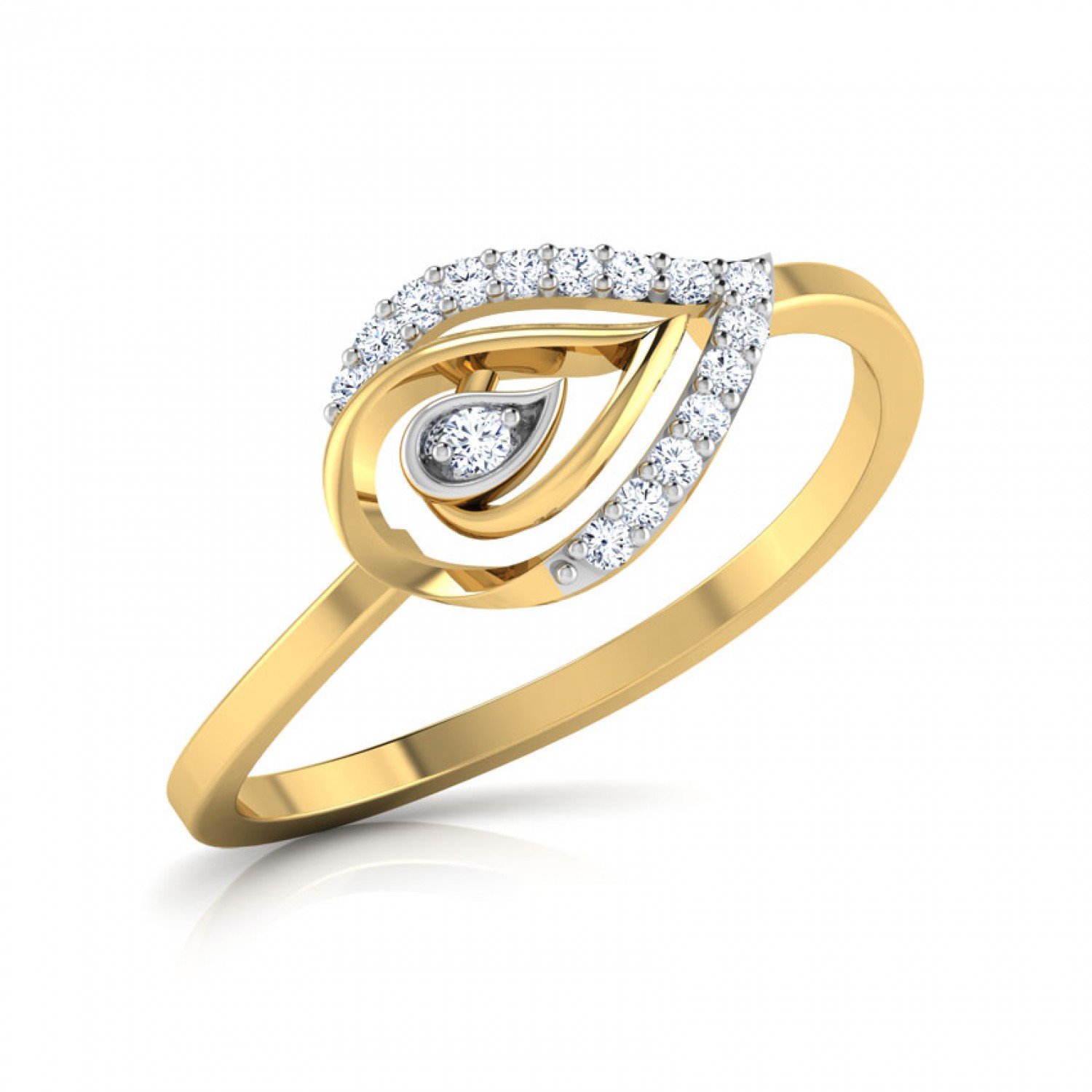 Enfold Velvet Diamond Ring