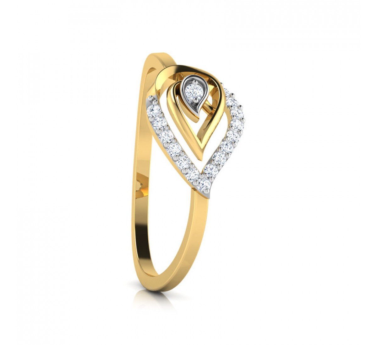 Enfold Velvet Diamond Ring