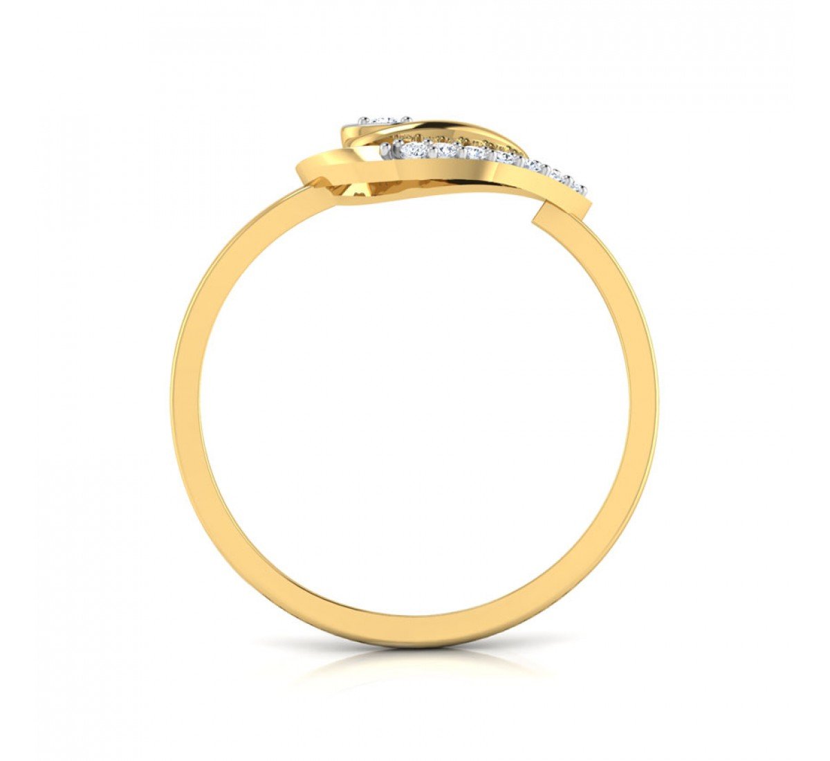 Enfold Velvet Diamond Ring