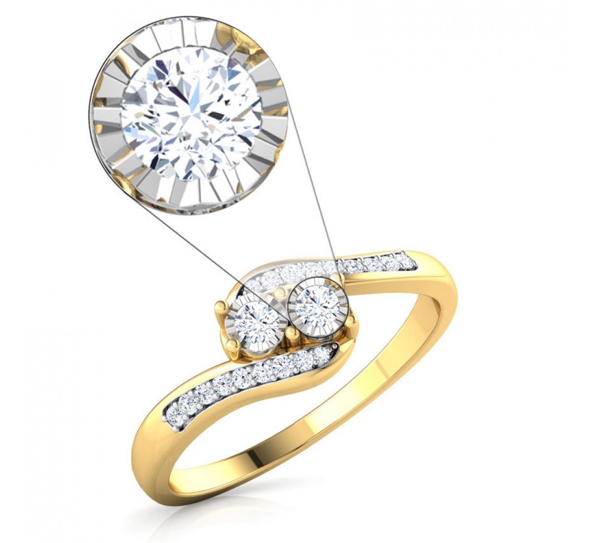 Lily Embrace Diamond Ring