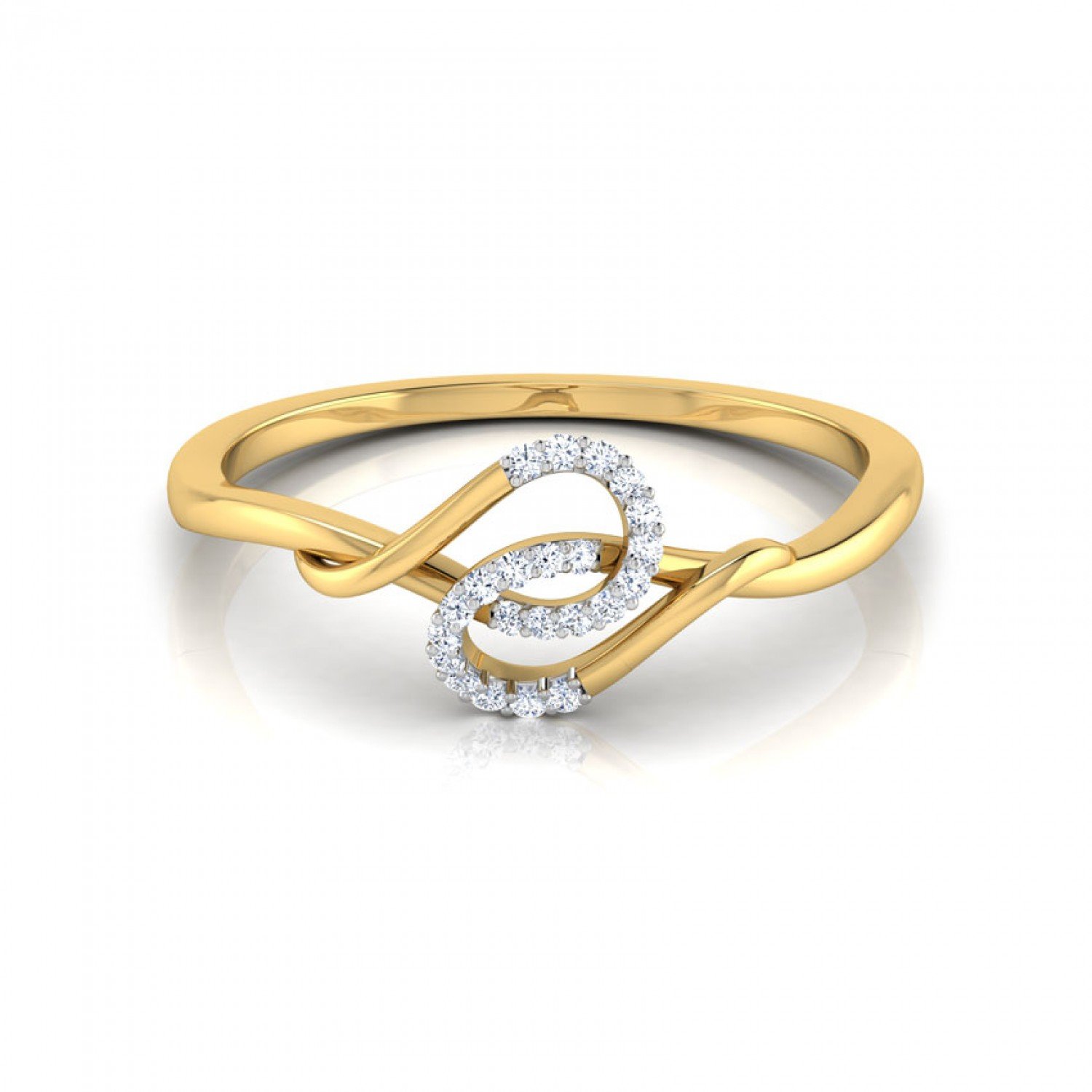 Wispy Jewel Diamond Ring