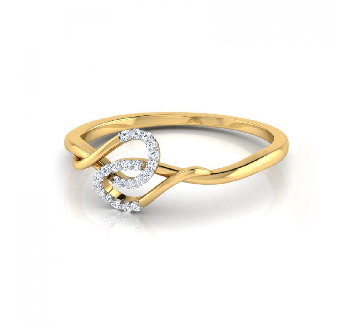 Wispy Jewel Diamond Ring