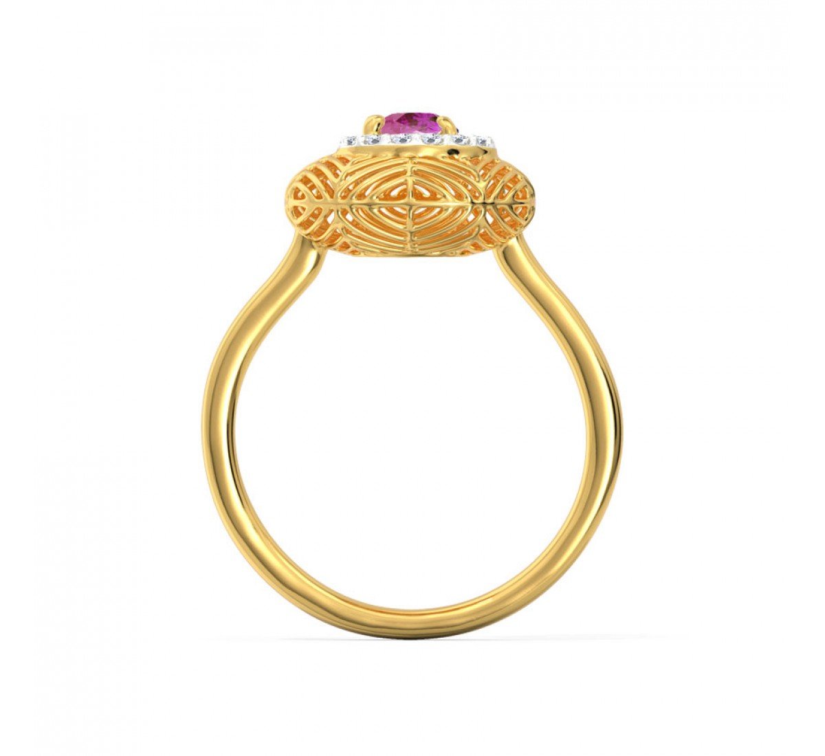 Jovify Amethyst Diamond Ring