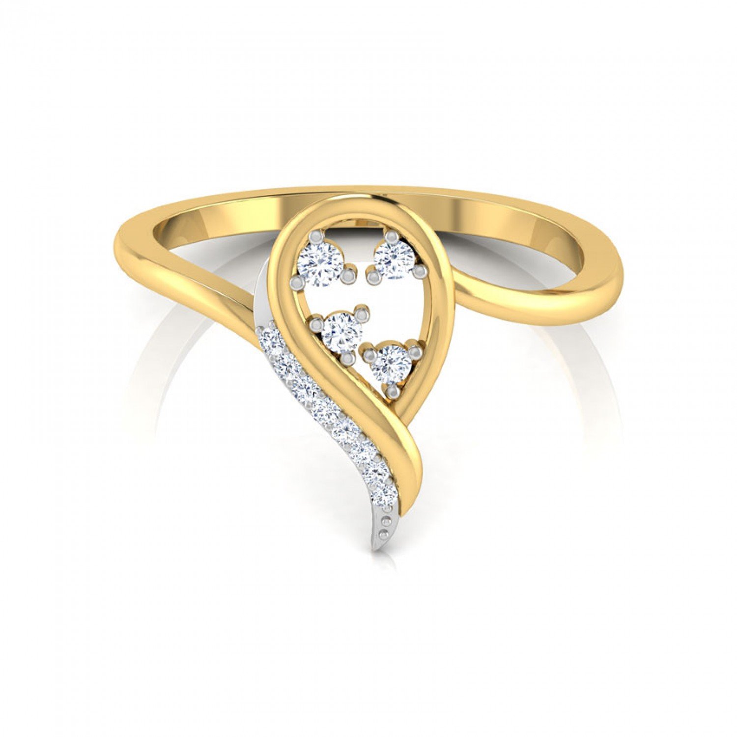 Glistening Kshipra Diamond Ring