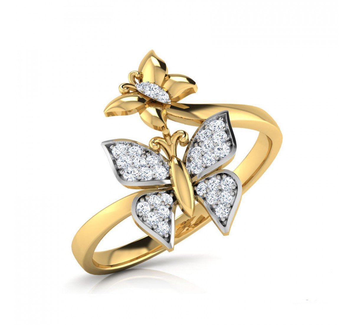 Checkered Lumina Diamond Ring