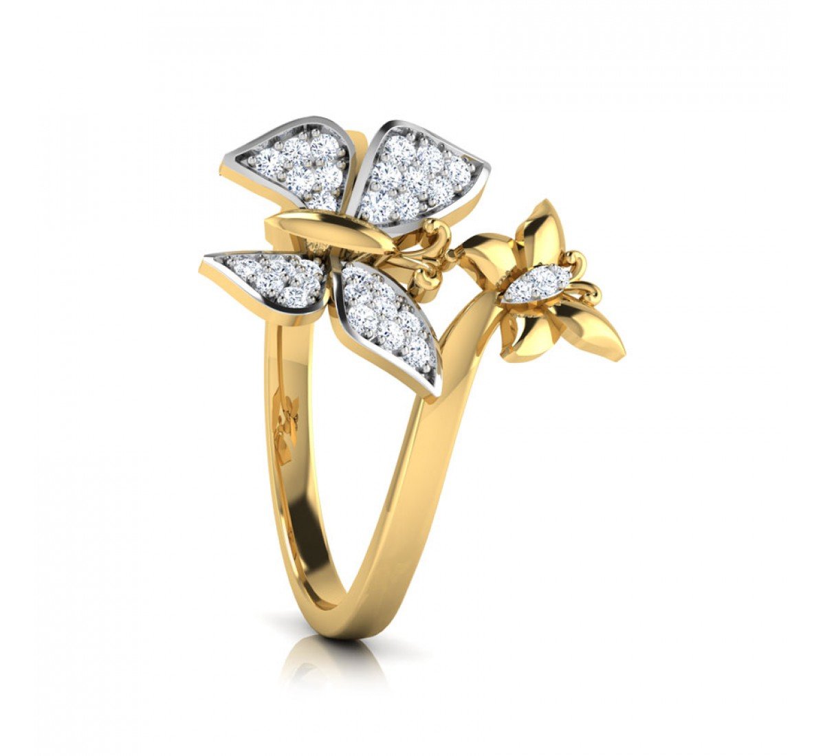 Checkered Lumina Diamond Ring