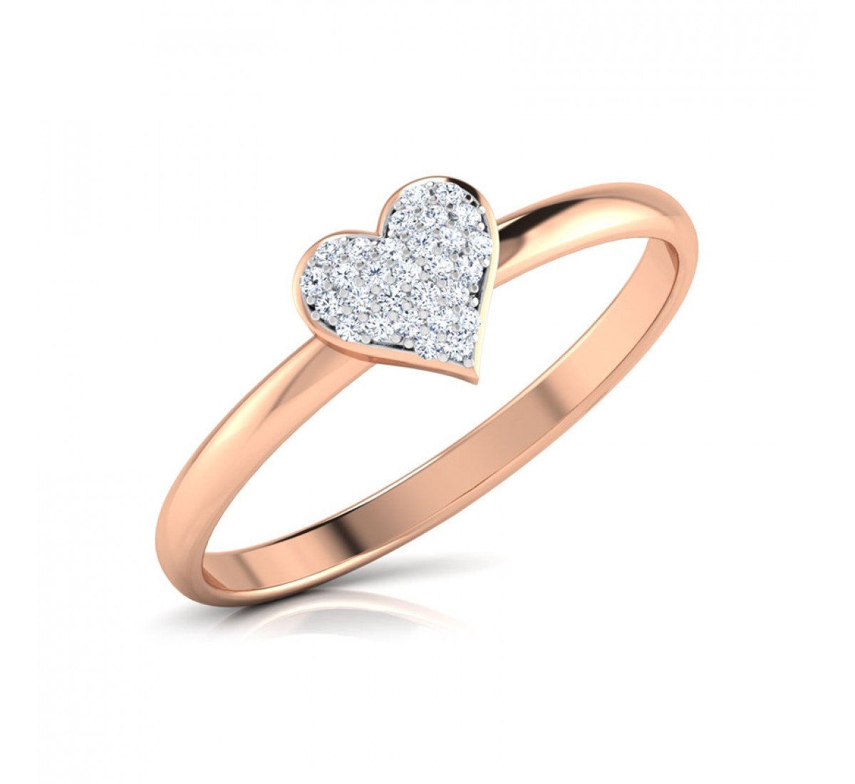 Periphery Sunburst Diamond Ring