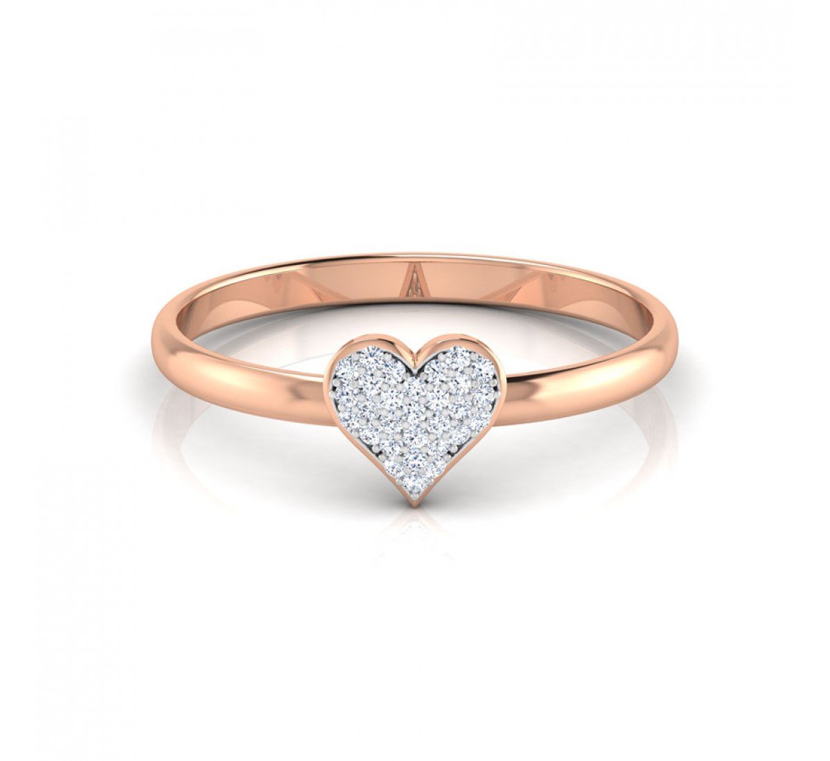 Periphery Sunburst Diamond Ring