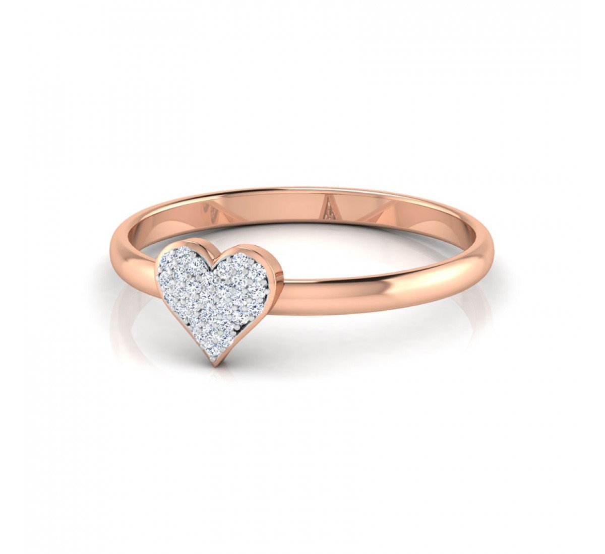 Periphery Sunburst Diamond Ring