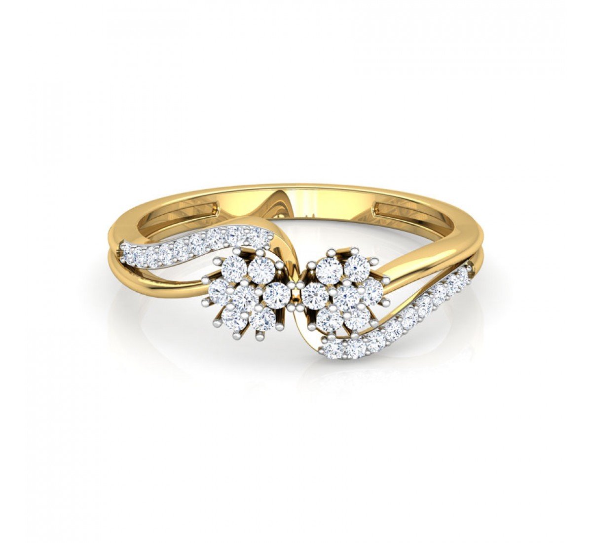 Twilight Linear Diamond Ring