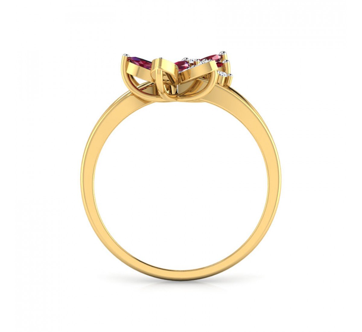 Twain Duo Diamond Ring