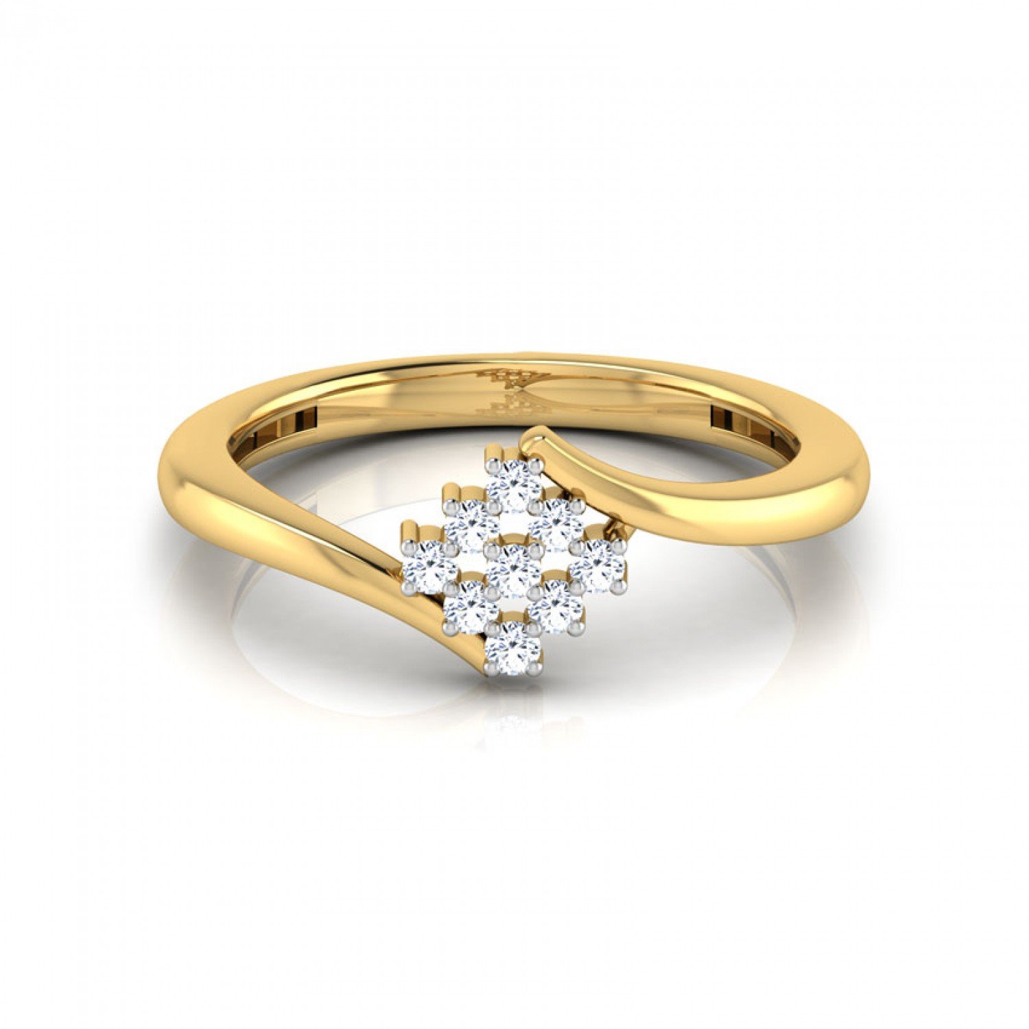 Zaria Swirl Diamond Ring