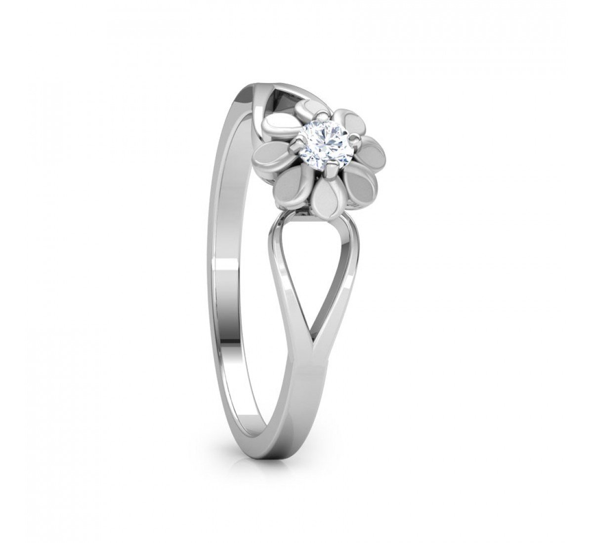 Cabled Glow Diamond Ring