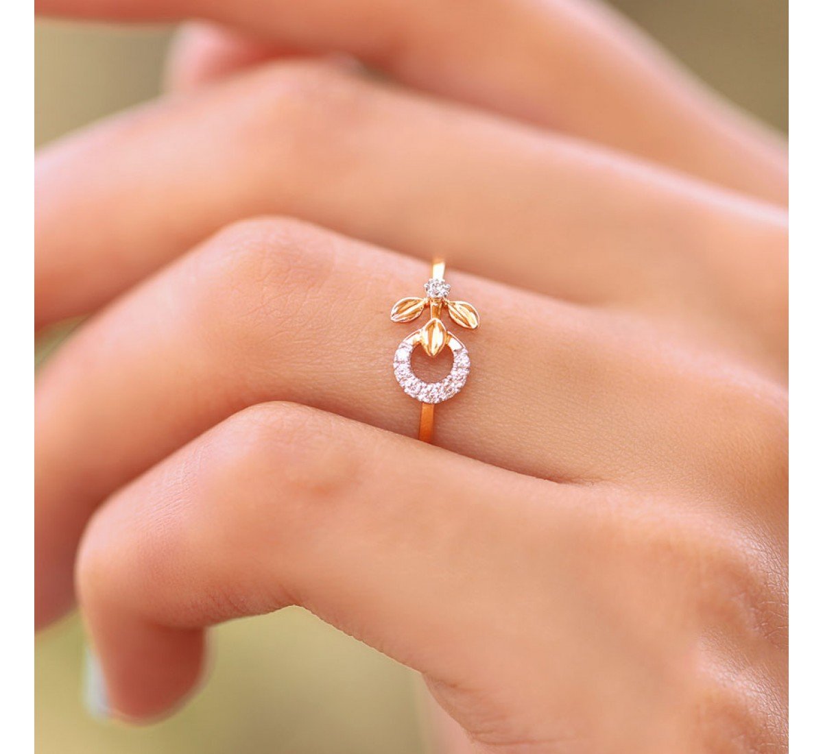 Aroha Ava Bow Diamond Ring