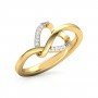 Miracle Loop Plate Diamond Ring
