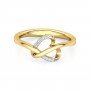 Miracle Loop Plate Diamond Ring