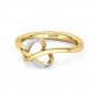 Miracle Loop Plate Diamond Ring