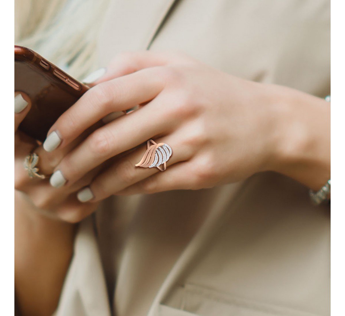 Evocative Petrichor Diamond Ring