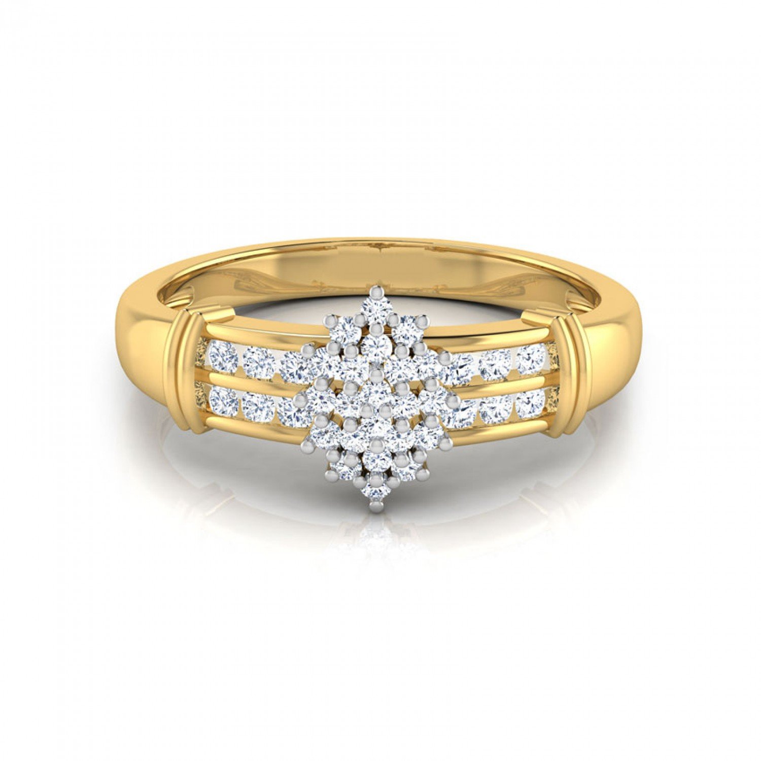 Ephemeral Gleaming Diamond Ring