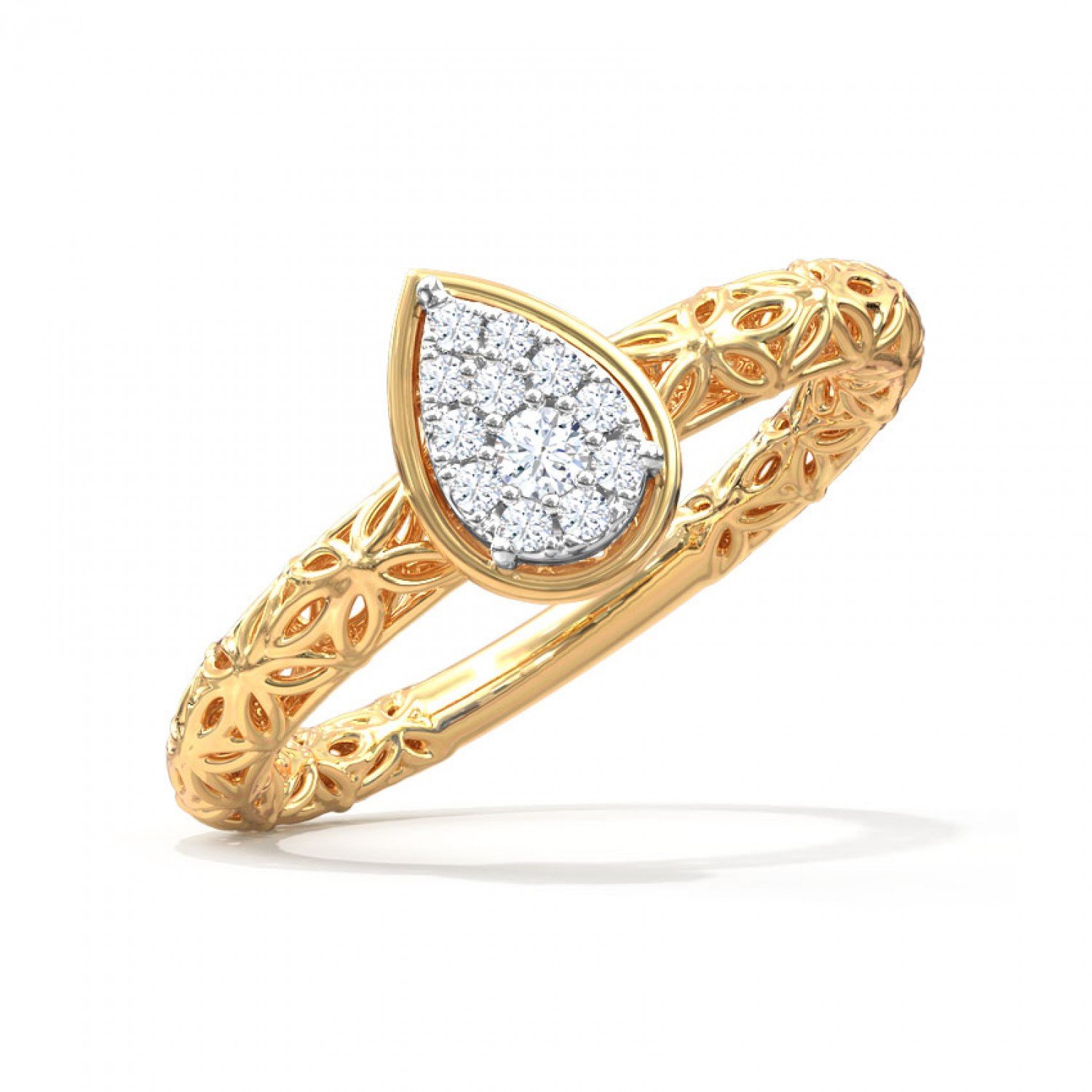 Adele Ripple Diamond Ring